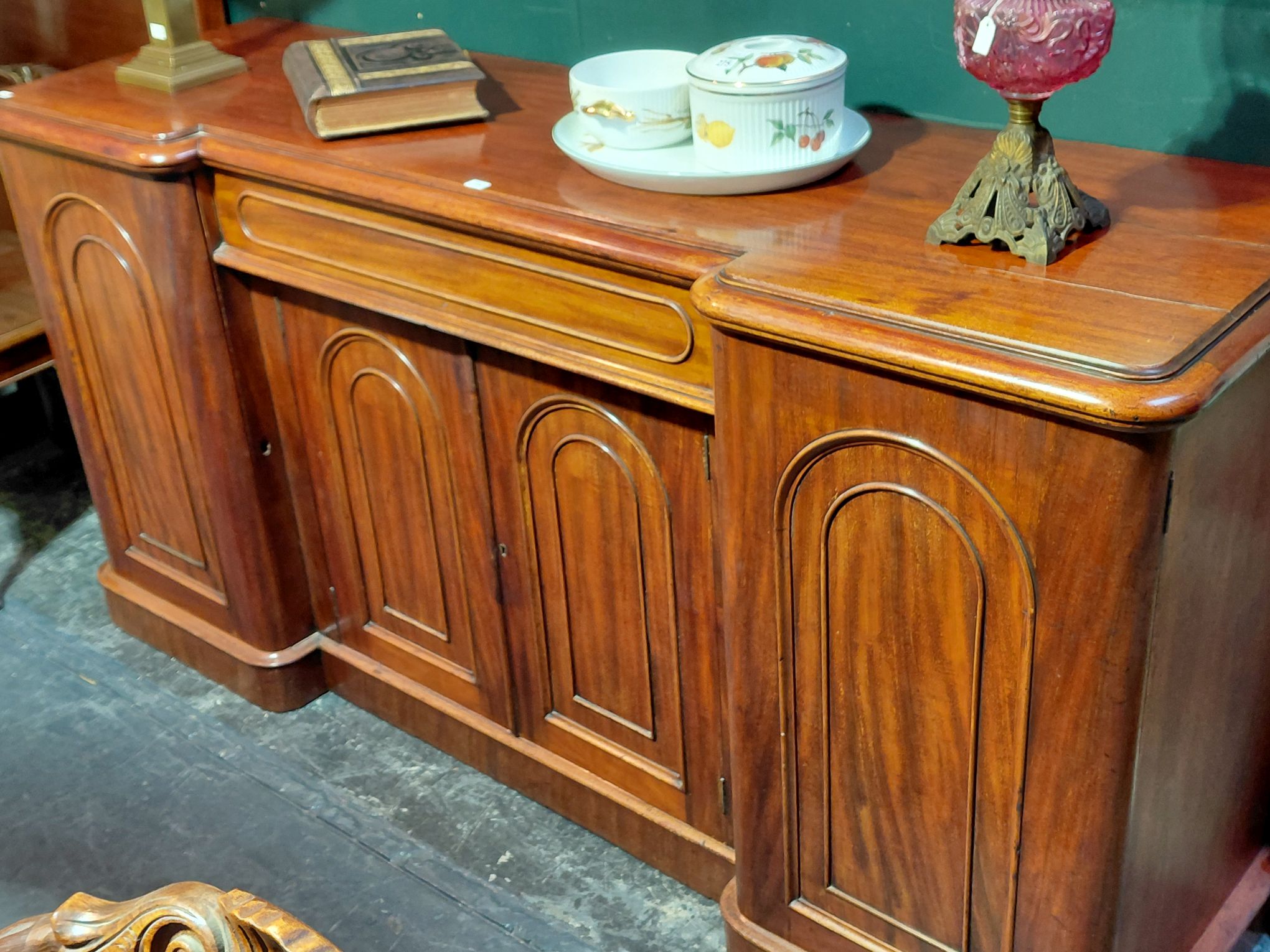 276 · VICTORIAN BREAKFRONT SIDEBOARD