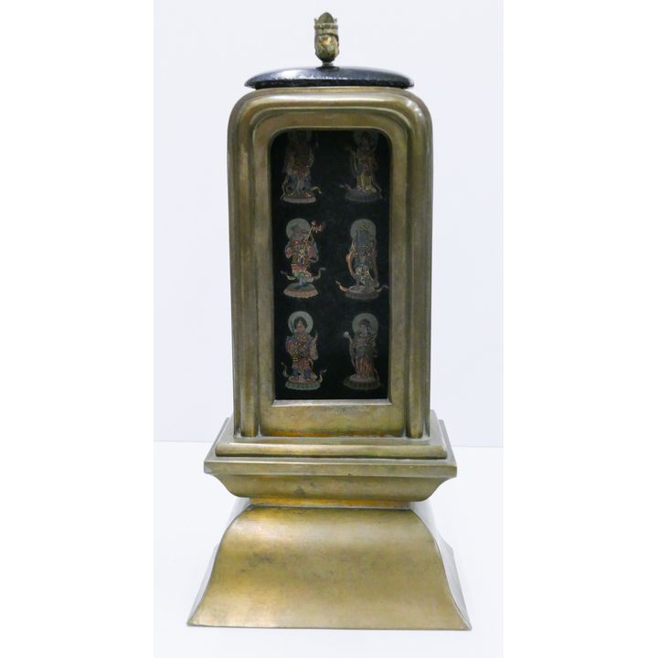 Japanese Meiji Bronze Zushi Buddhist Shrine
