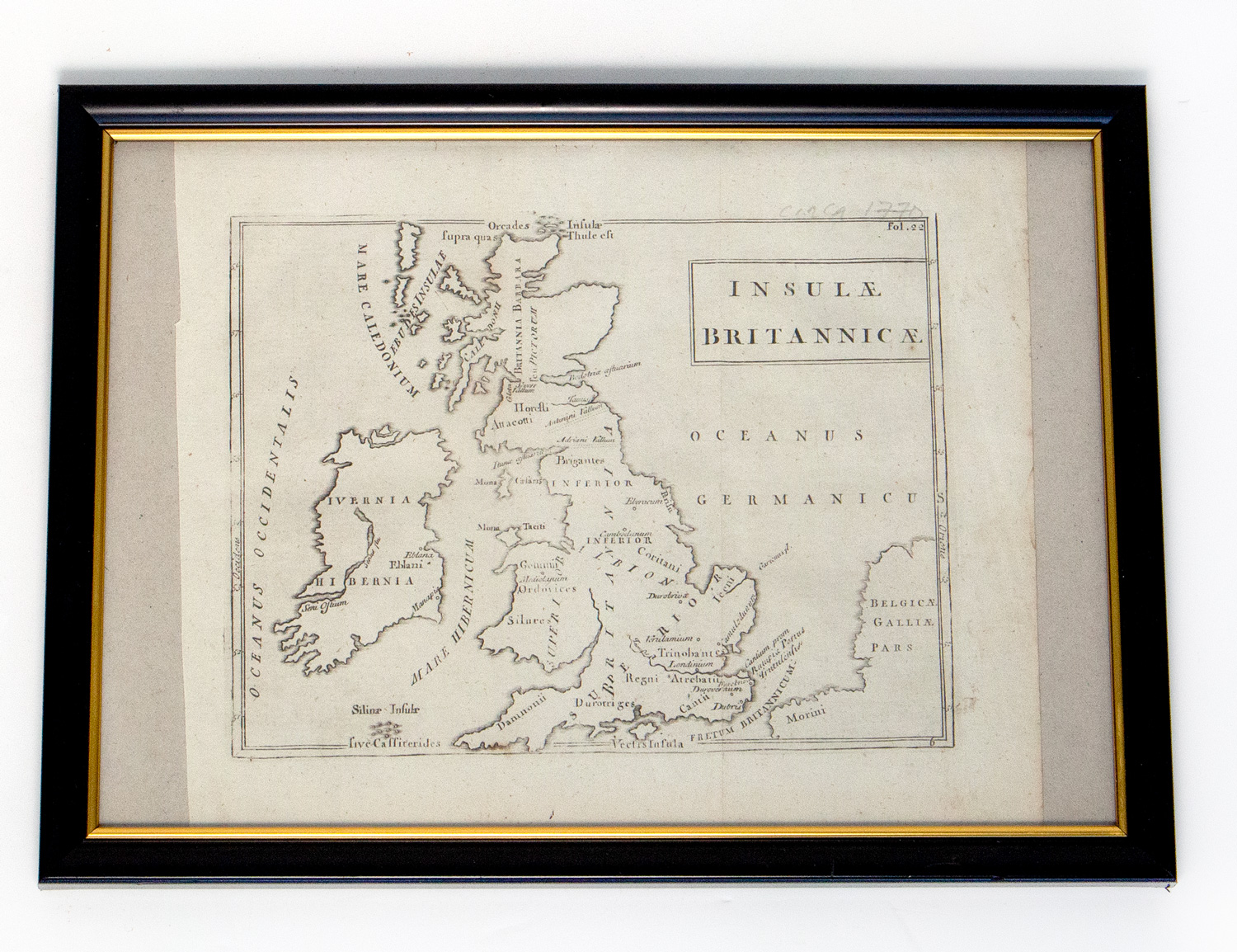 Great Britain, Map, 1770,
