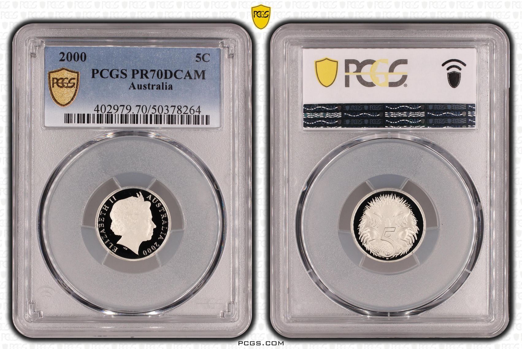 Five Cent, 2000, PCGS PR70DCAM