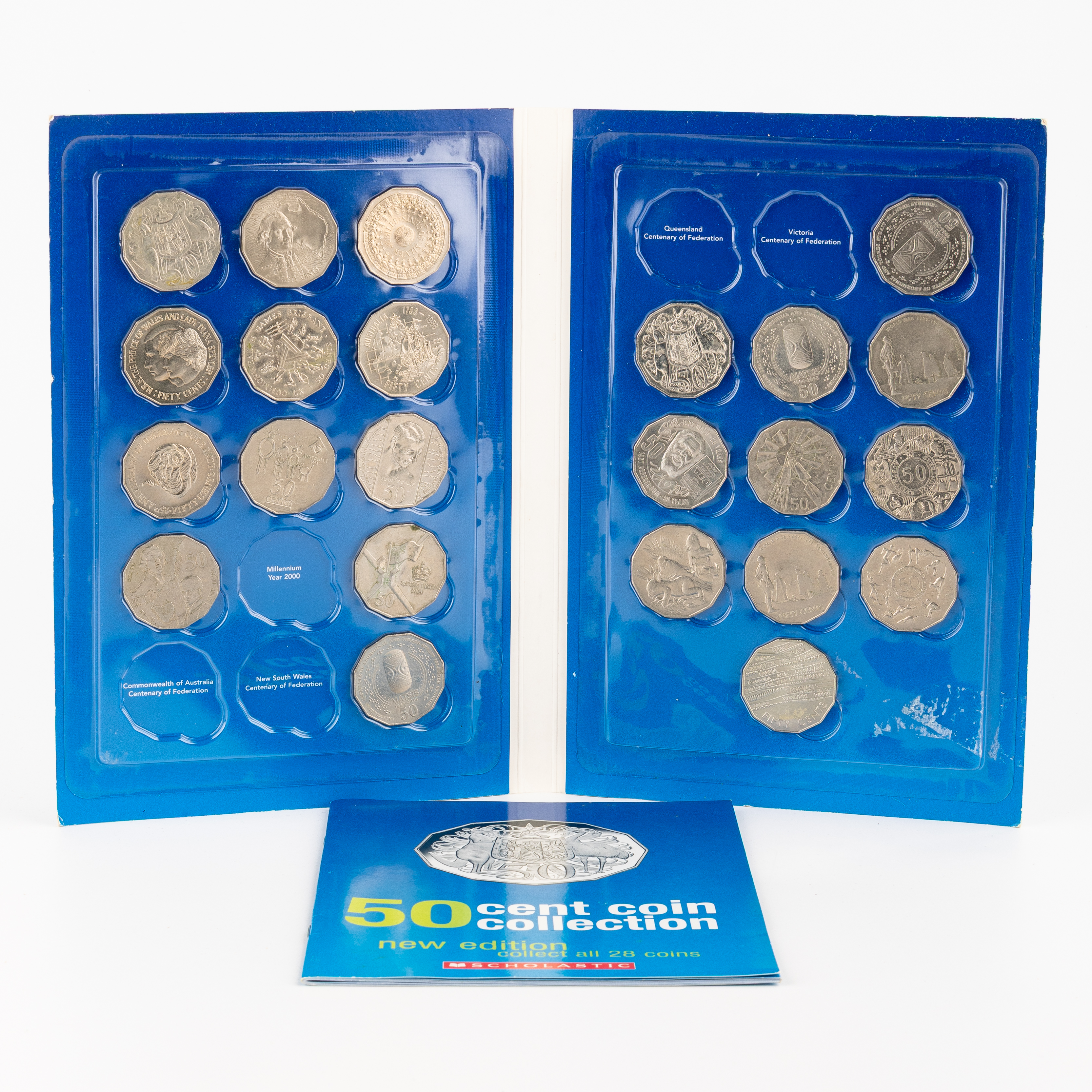 Elizabeth II, Scholastic, Fifty Cents, 1970 - 2019, UNC