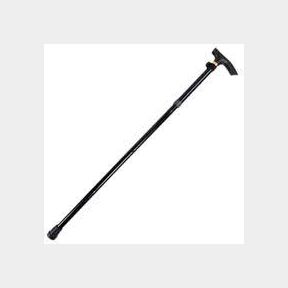 Adjustable Aluminium - Walking Stick - Matt Black-51466/3141 B1 (S5)