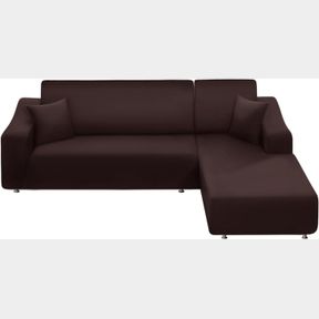 NAISI COUCH COVER L SHAPE 2 PIECES SOFA COVER SOFT STRETCH SLIPCOVERS WITH 2PCS PILLOWCASES FURNITURE PROTECTOR SECTIONAL COUCH CO
