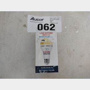 AURORA EMERGENCY LED LIGHT BULB E27 RECHARGEABLE LOAD SHEDDING BACKUP - 6 HOURS BACKUP LIGHT FOR LOAD SHEDDING BUILT-IN