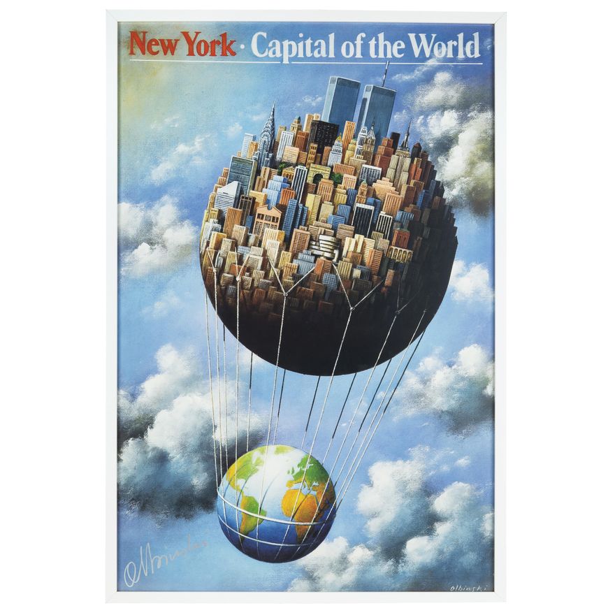 Rafał Olbiński | New York Capital of the World