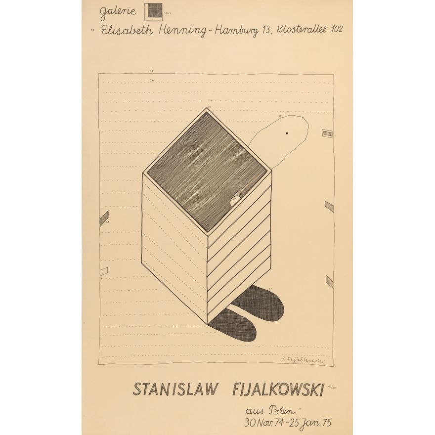 Stanisław Fijałkowski | Plakat do wystawy