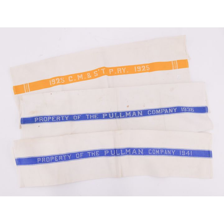 Vintage Railroad Hand Towels