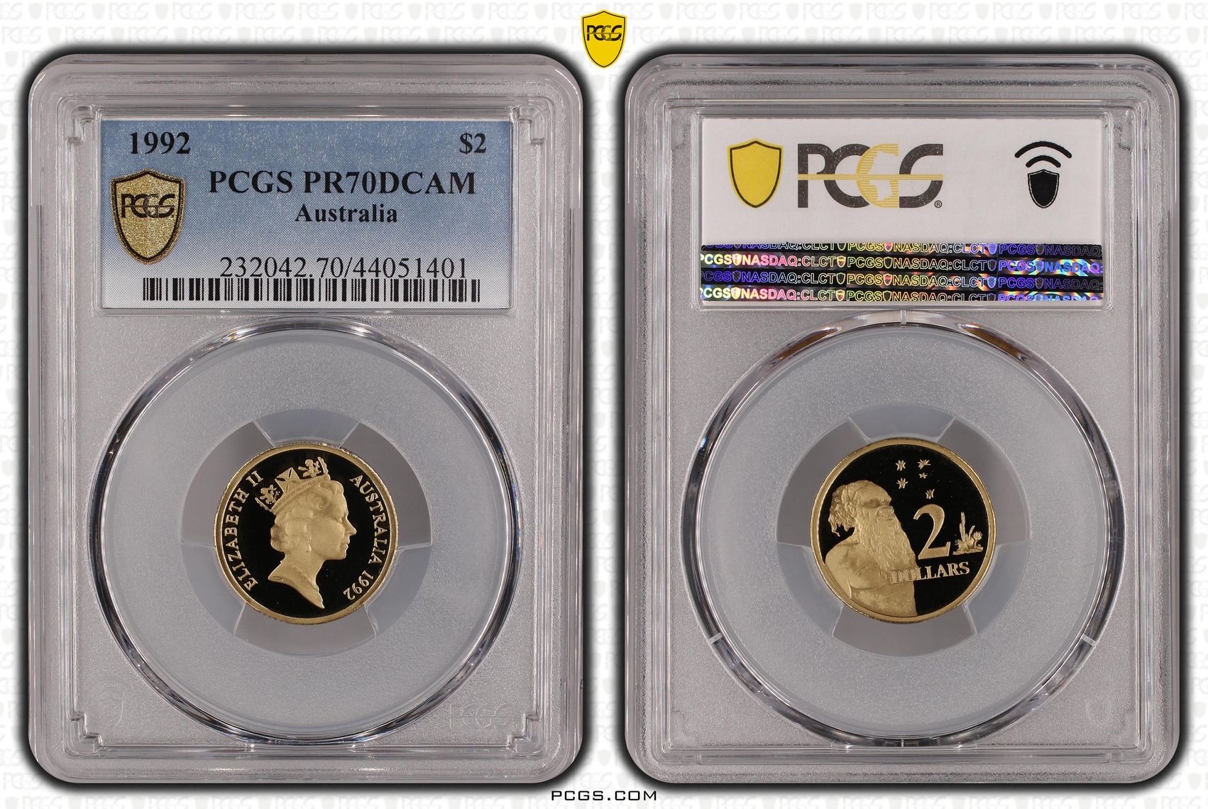 1992 Australia Two Dollar, $2 PCGS - PR70DCAM POP 10/0 -401