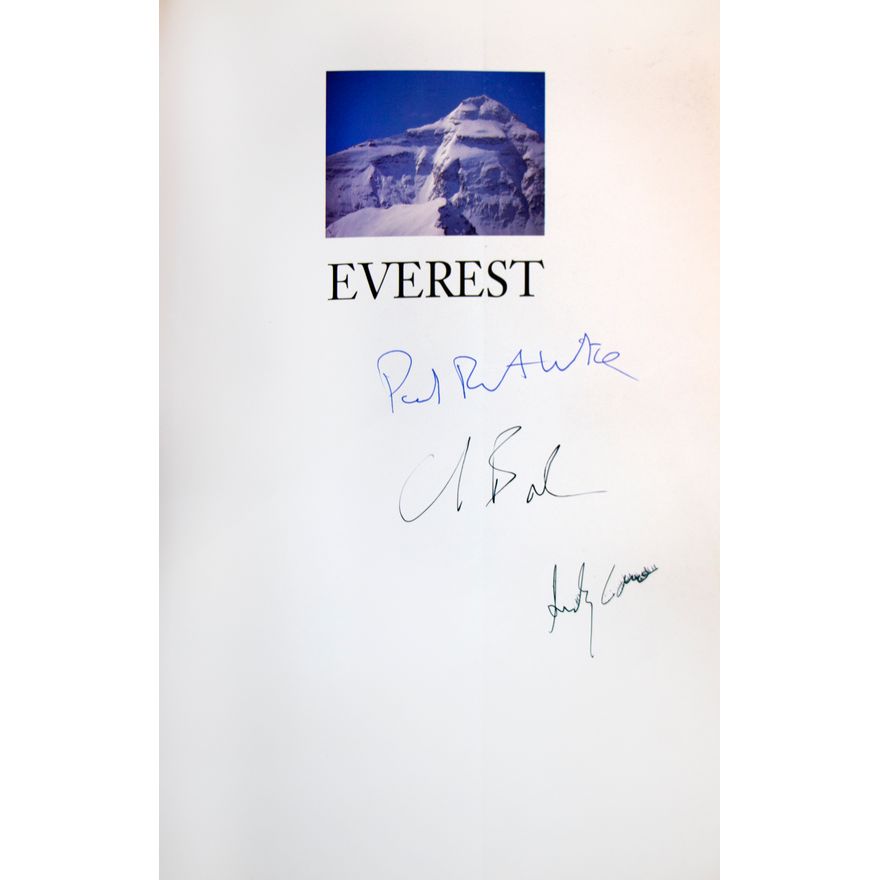 GILLMAN, PETER [Multiple signatures], Everest. Eighty Years of triumph and tragedy.