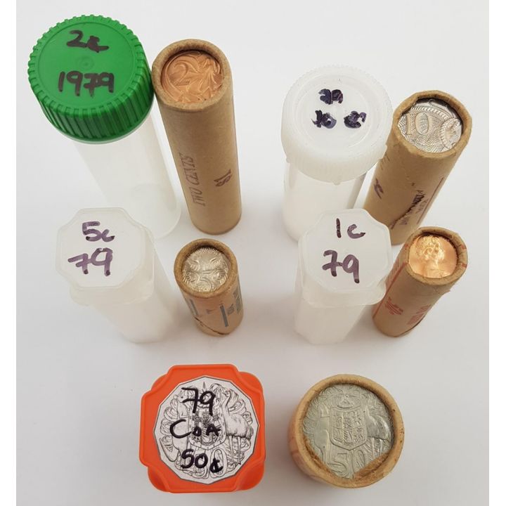 Aus. 1979 Coin RAM Rolls (x5)