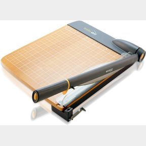 WESTCOTT 18' TRIMAIR ANTI-MICROBIAL WOOD GUILLOTINE PAPER CUTTER & PAPER TRIMMER, 30 SHEET (15108)