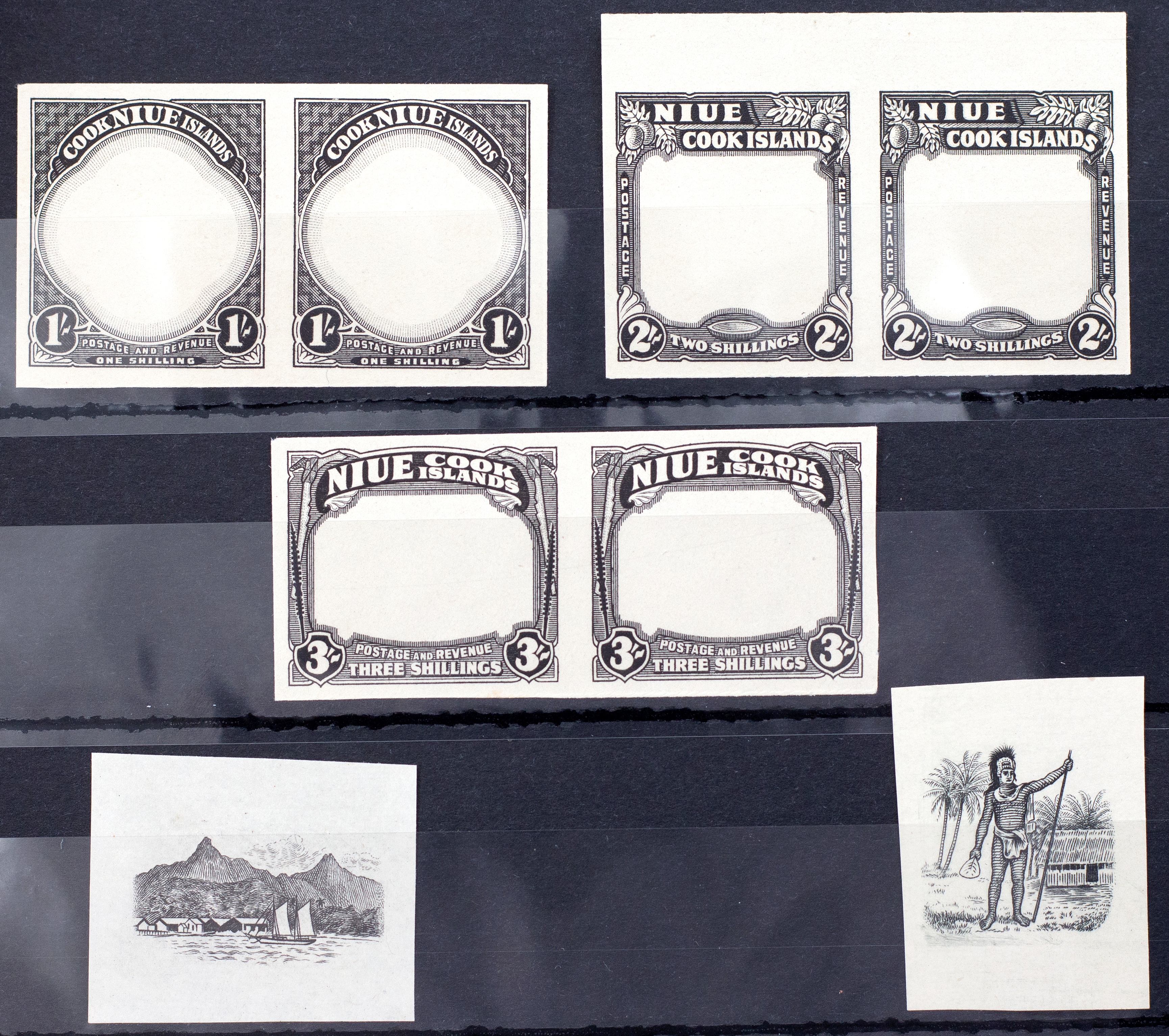 New Zealand, Niue, Proofs, 1938, Fine