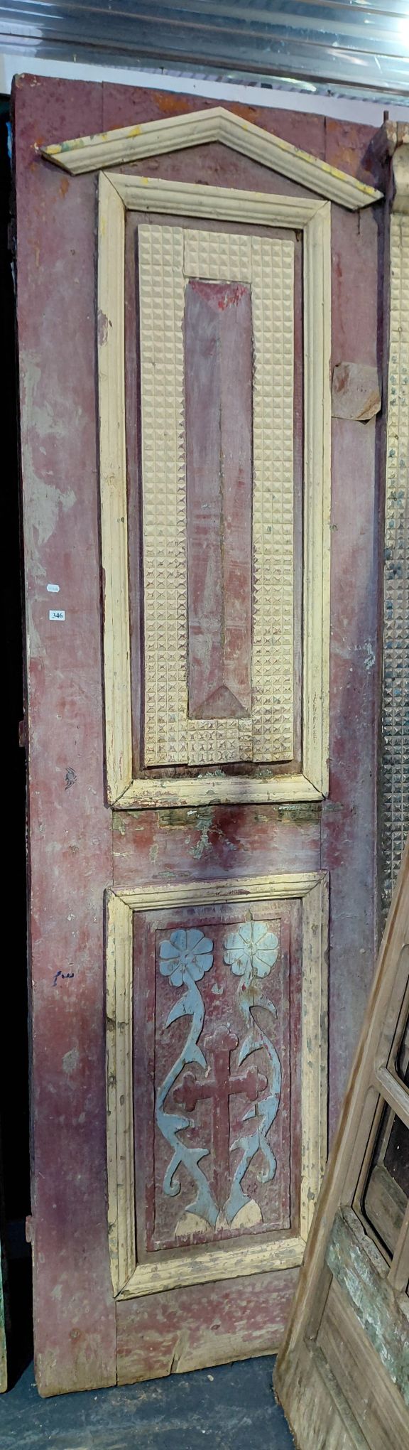 346 · SCRUBBED PINE FRENCH STYLE DOORS