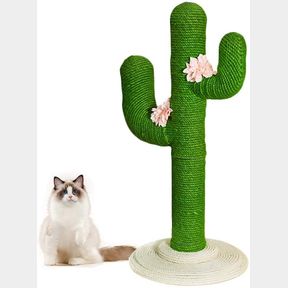 41" TALL CACTUS CAT TREE SCRATCHING POST SISAL ROPE LBCT006