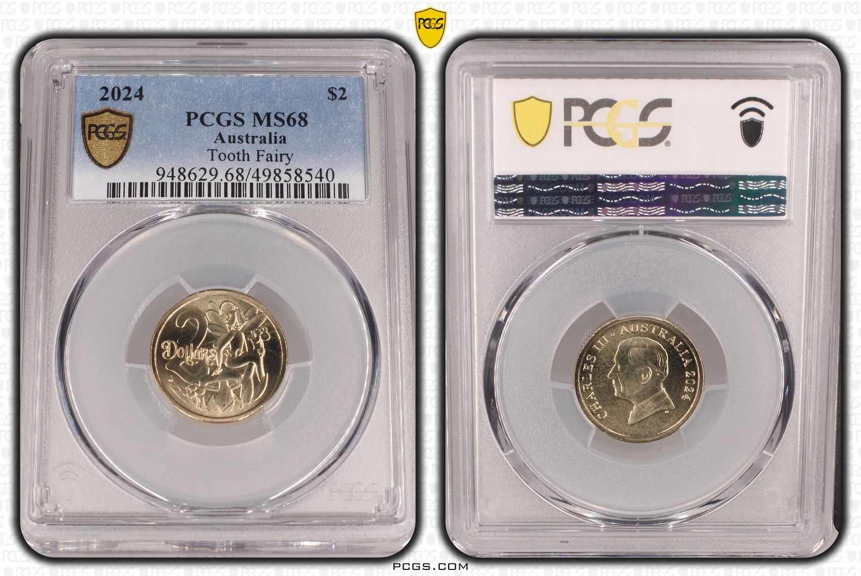 Tooth Fairy , Two Dollar, 2024, PCGS MS68