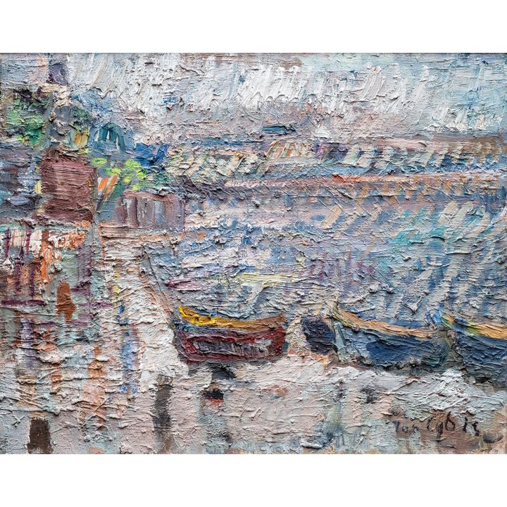 Jan Cybis | Brzeg morza, 1950 r.