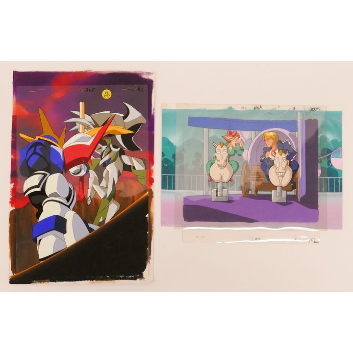 2pc Japanese Anime Animation Cels- unframed- largest 17x11''