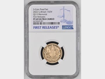 2022 MEMORIAL PROOF GOLD SOVEREIGN PF69 UCAM