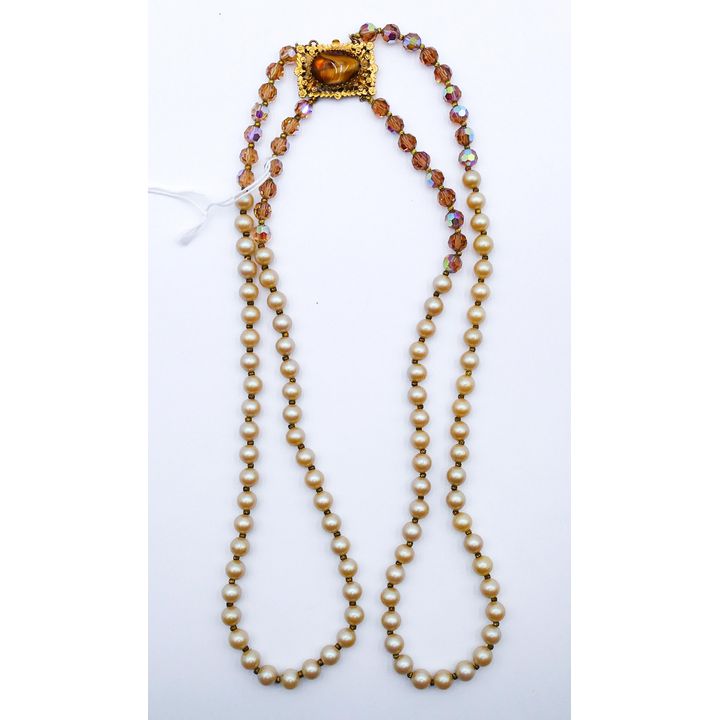 DeMario Costume Double Strand Necklace 20''