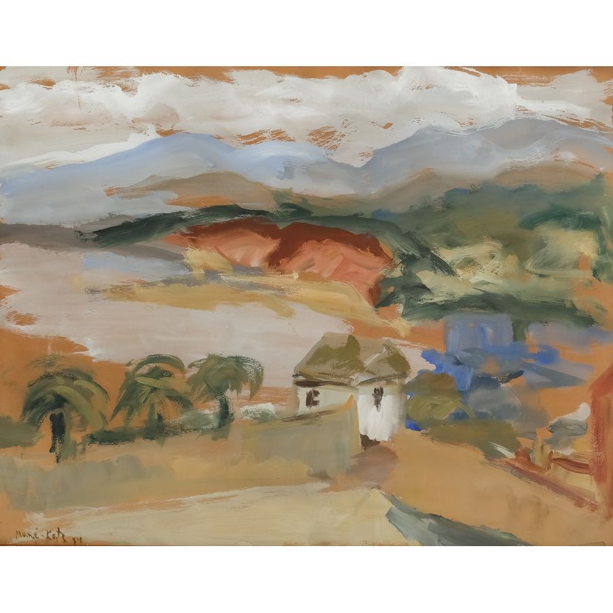 Emmanuel Katz (zw. Mané-Katz) | Pejzaż z Palestyny, 1934 r.
