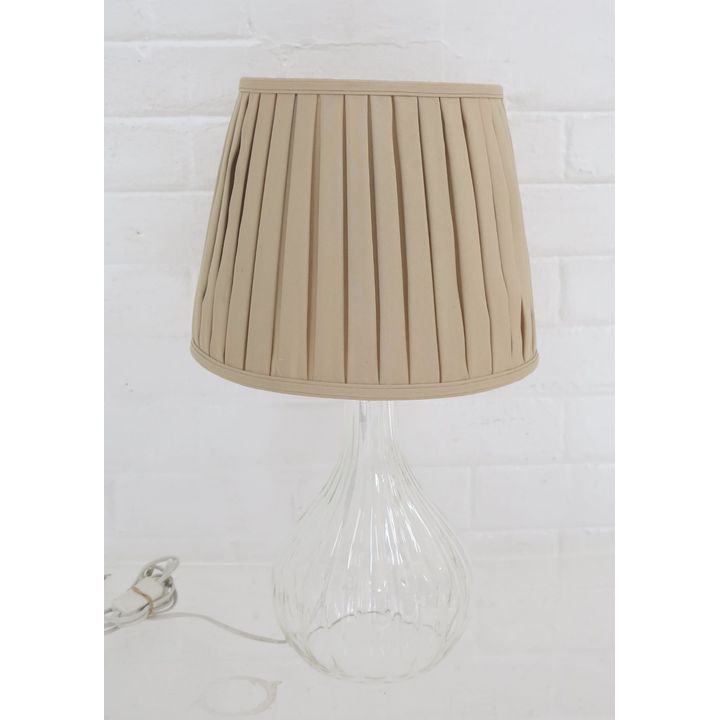 GLASS TABLE LAMP