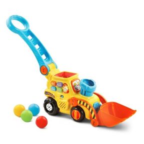VTECH POP-A-BALLS PUSH AND POP BULLDOZER