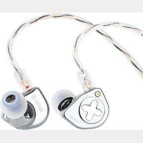 LINSOUL SIMGOT EW300 1DD+1PLANAR+1PZT HYBRID DRIVER IN EAR MONITOR, WIRED EARBUDS IEM, GAMING EARBUDS WITH DETACHABLE NOZZLES, SIL