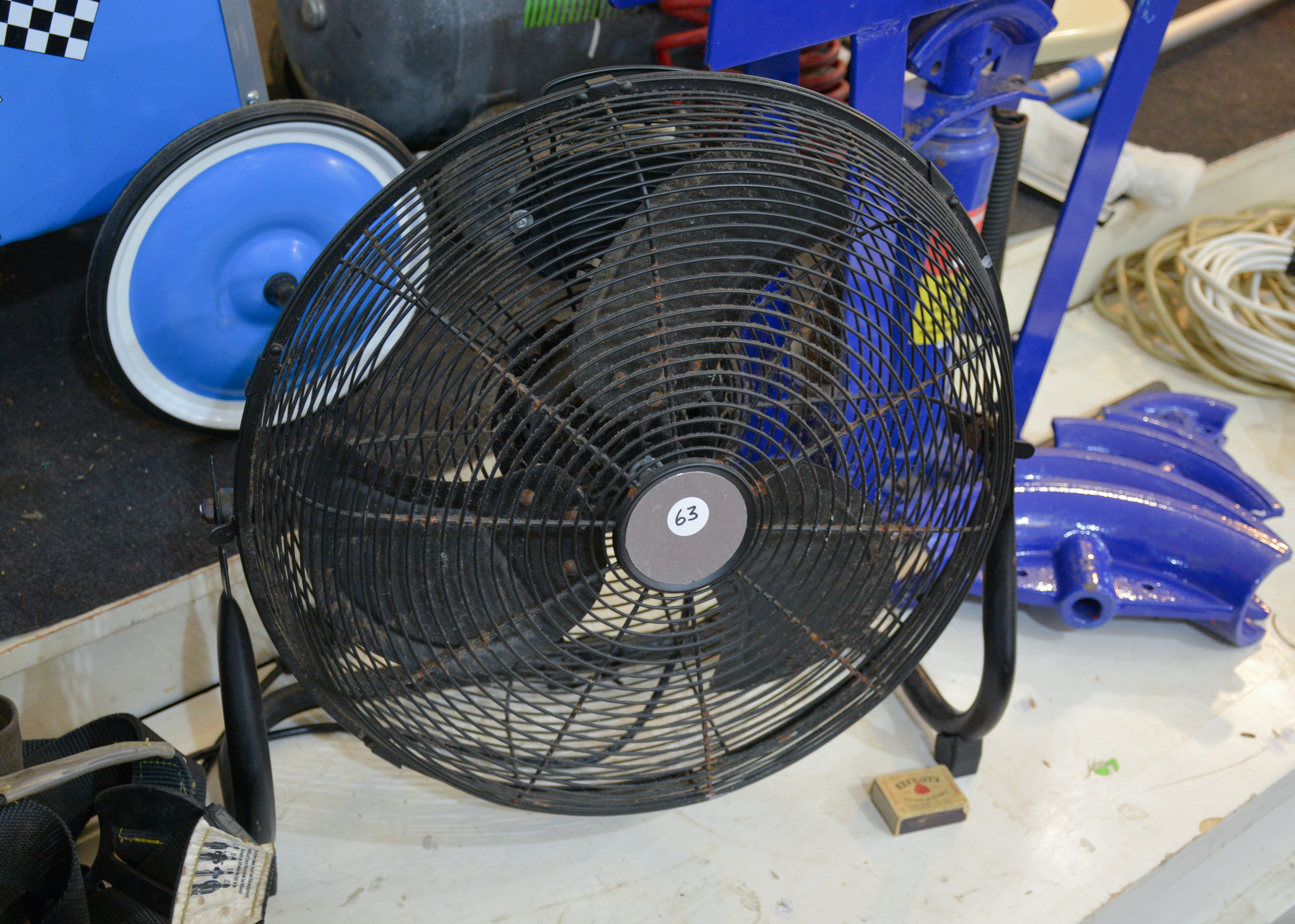 Living and Co Free Standing Fan — sold at auction in New Zealand for $20