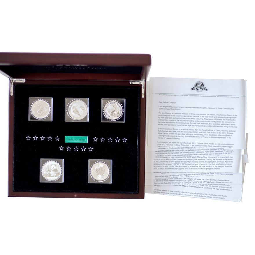 World, Sets, Macquarie Mint - Fabulous 15 Silver Collection, 2017, FDC