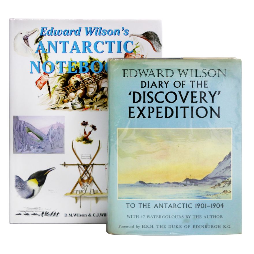 WILSON, D.M. & C.H. [signed] [2 titles], Edward Wilson's Antarctic Notebooks.