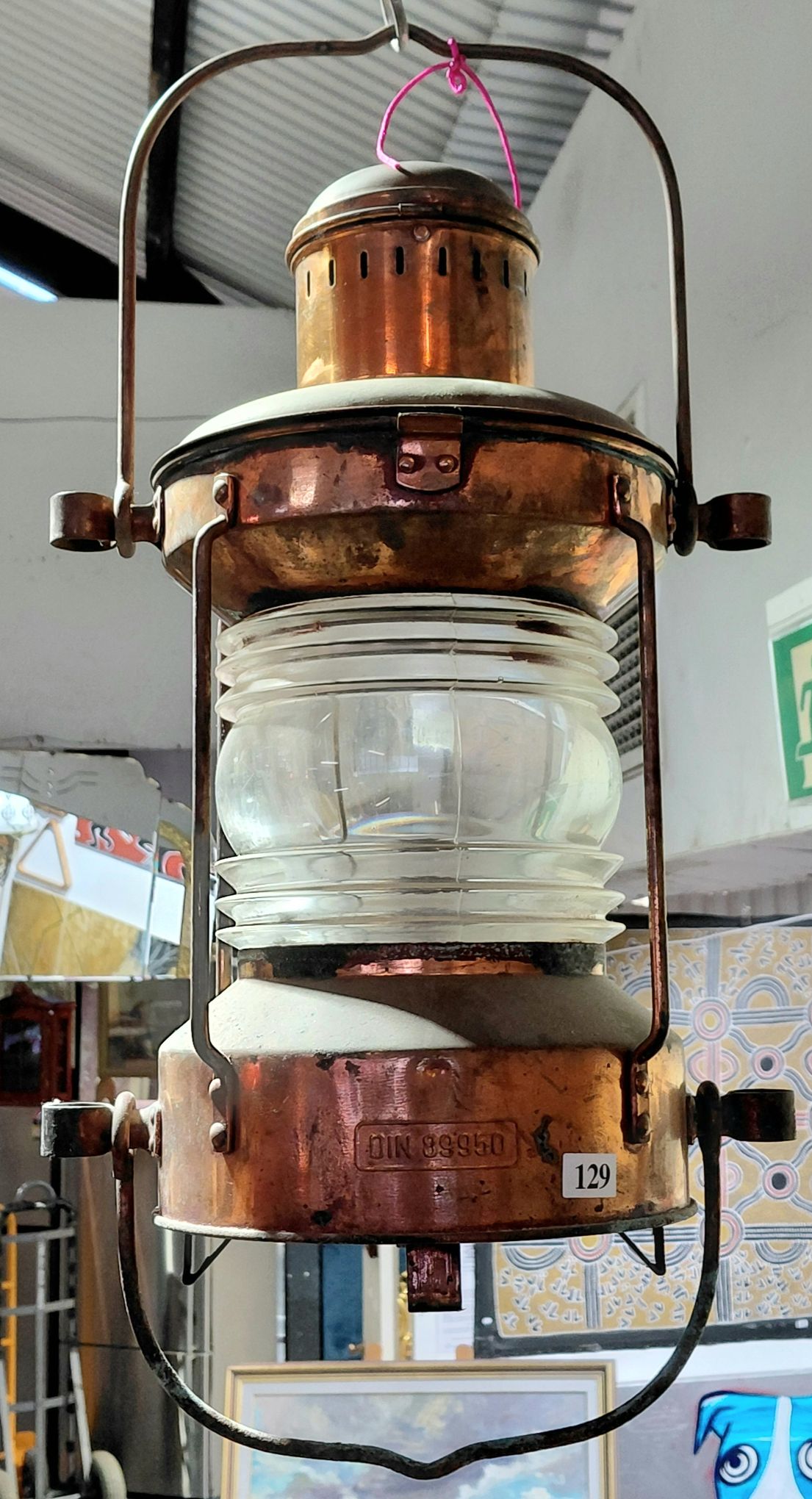 Copper Masthead Oil Lantern