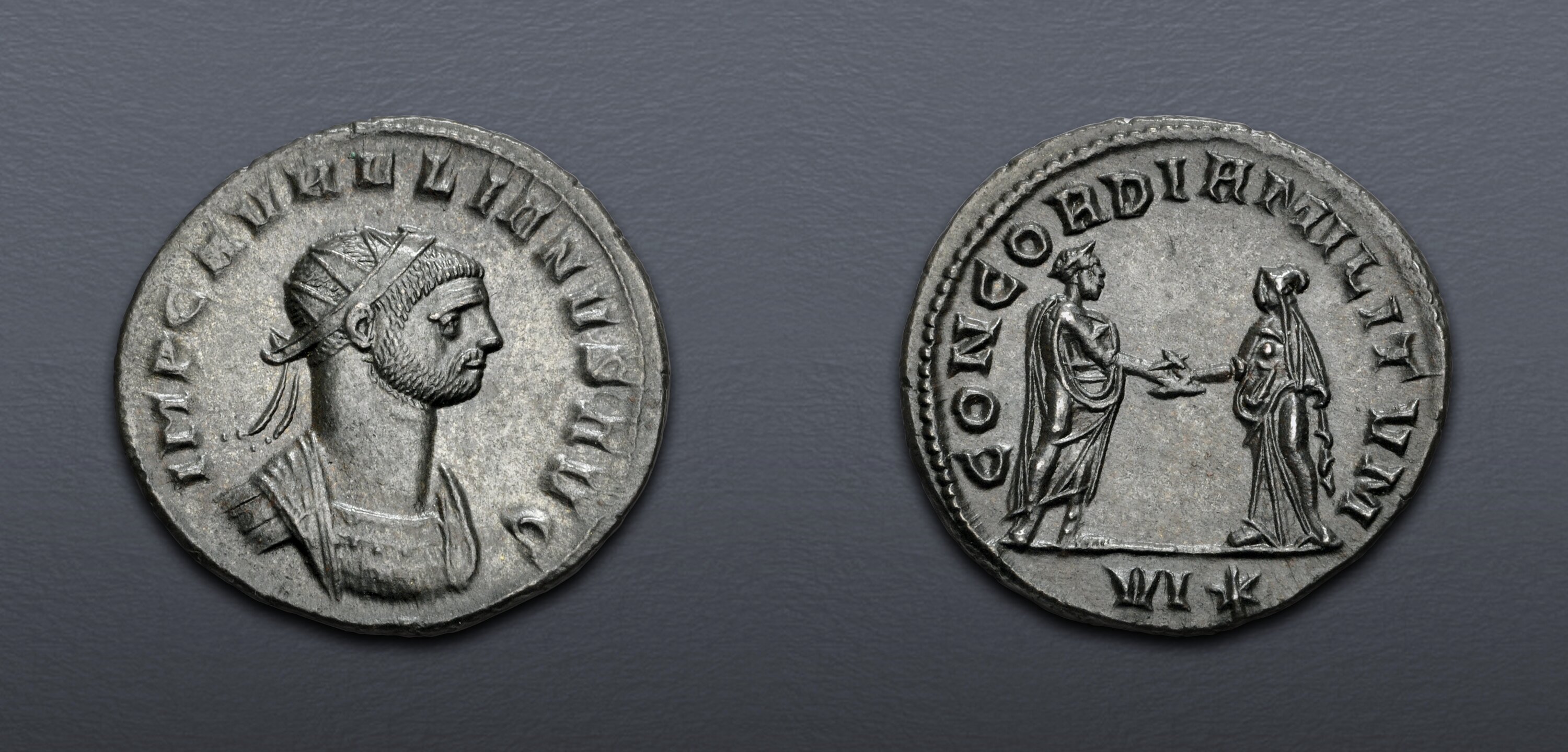 Aurelian. AD 270-275. Antoninianus (21mm, 3.15 g, 1h). Siscia mint, 6th ...