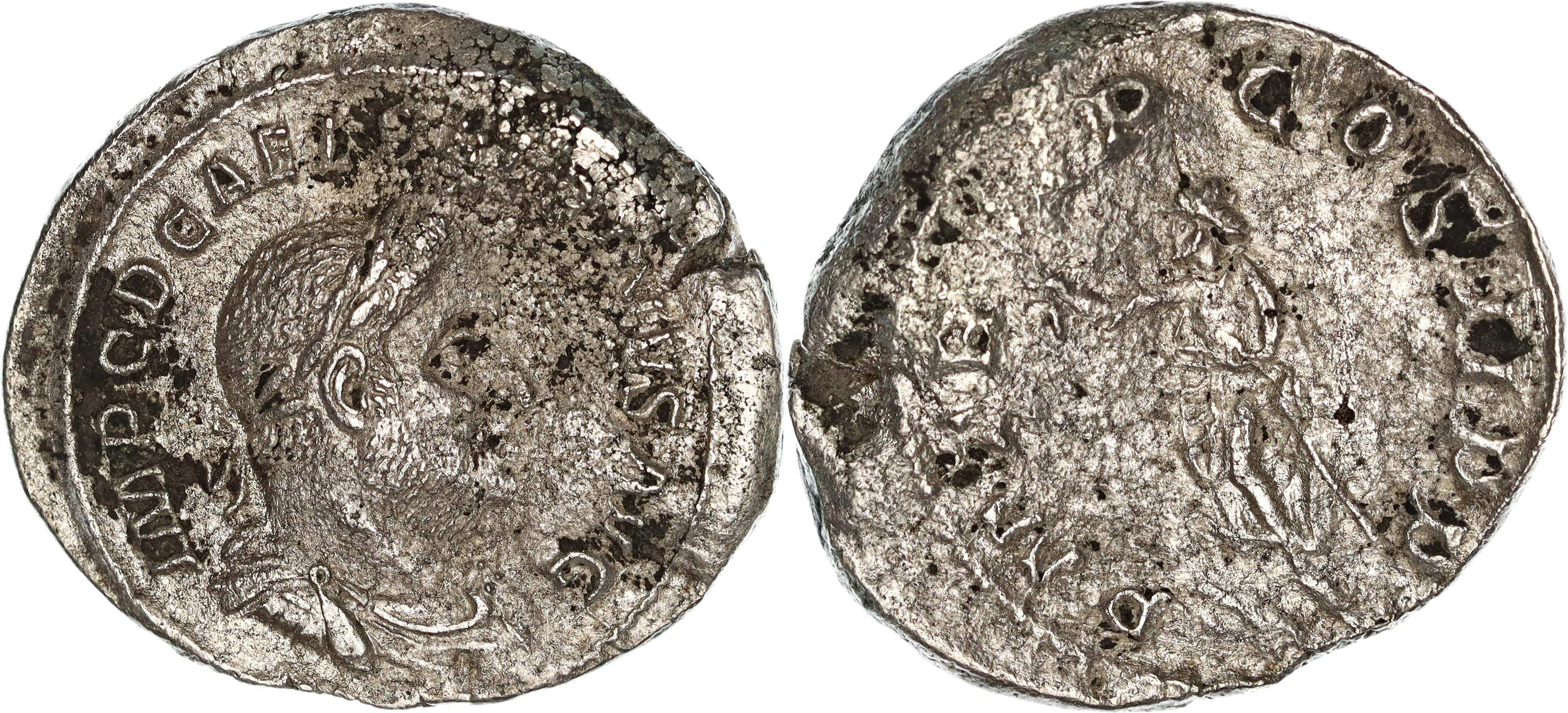 Roman Empire, Balbinus, Silver Denarius, 238 AD, F