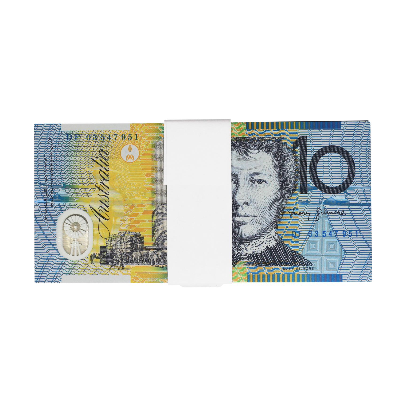2182. · Bundle, MacFarlane/Henry, Ten Dollars,  2003, UNC