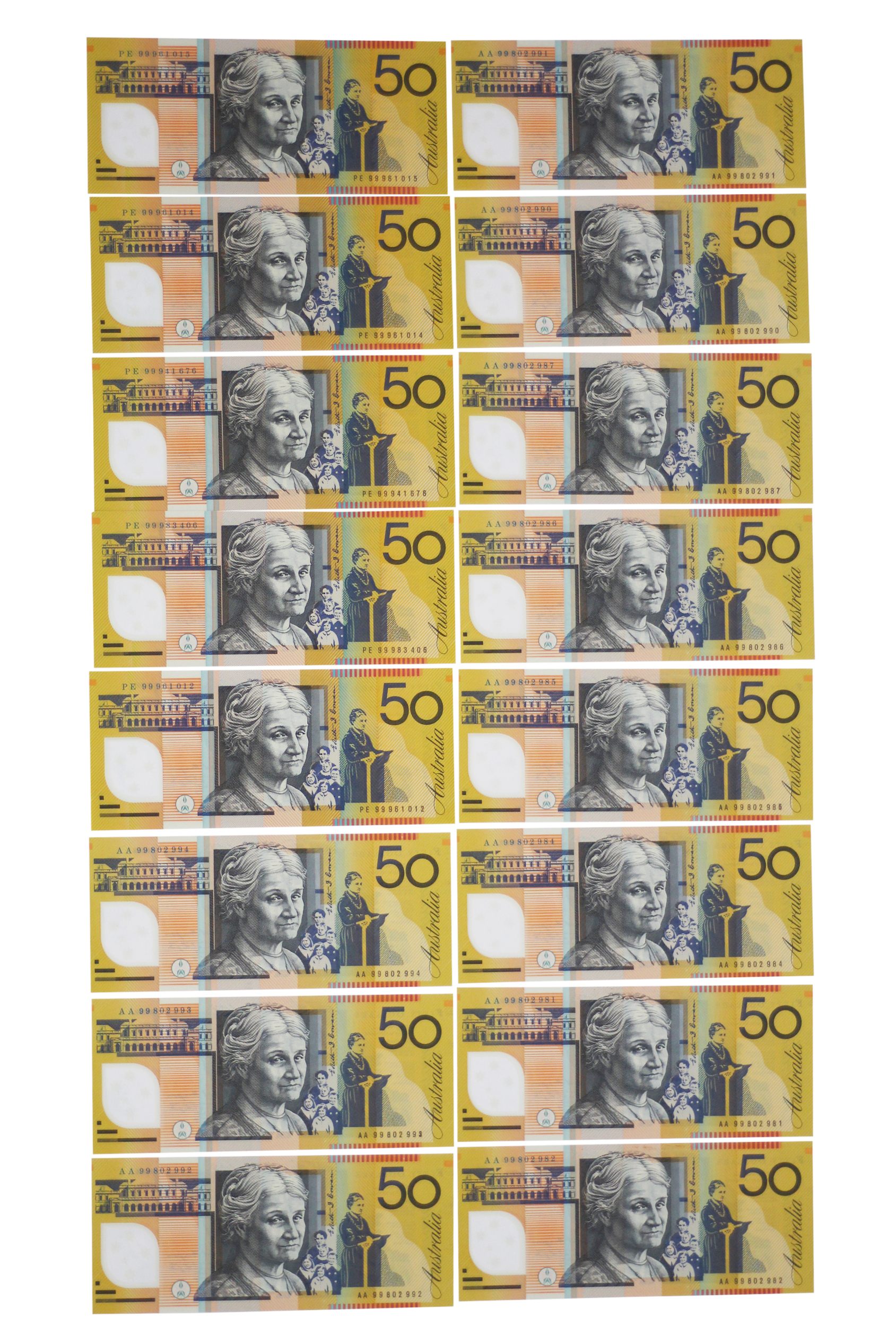 2264. · MacFarlane/Evans, Fifty Dollars,  1999, UNC