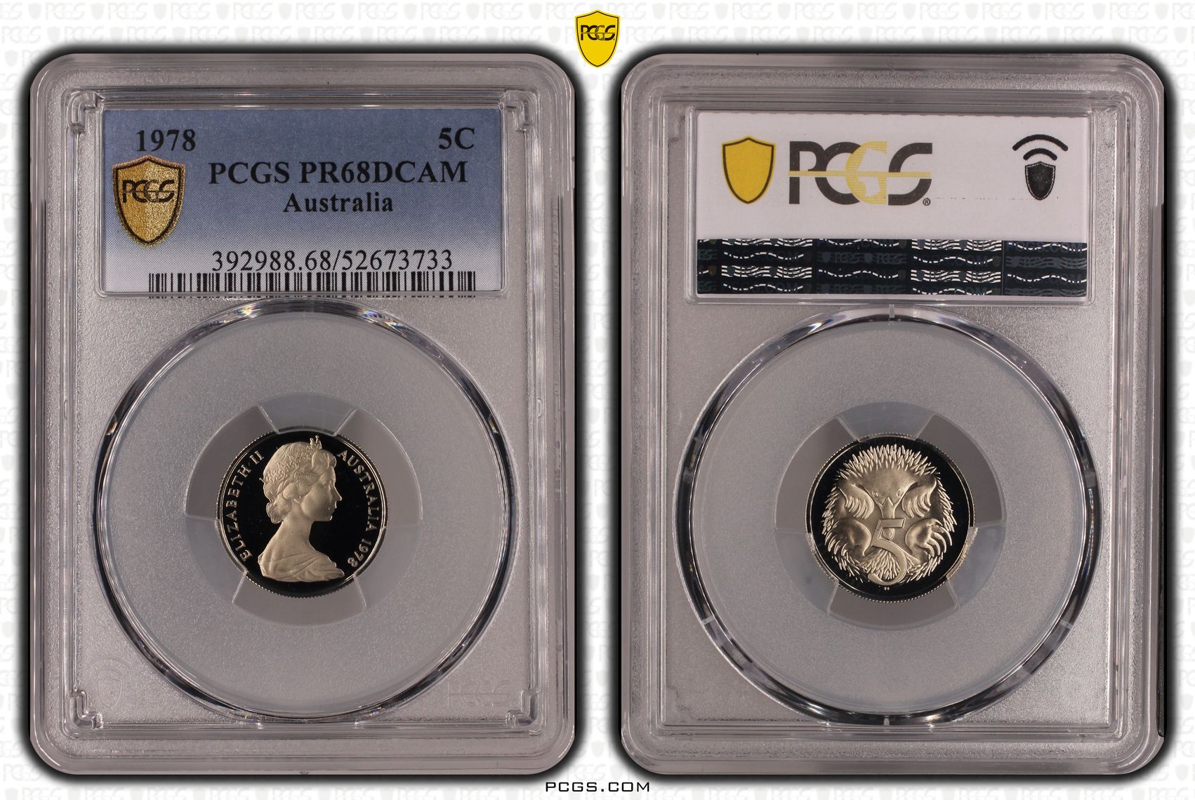 Five Cent, 1978, PCGS PR68DCAM