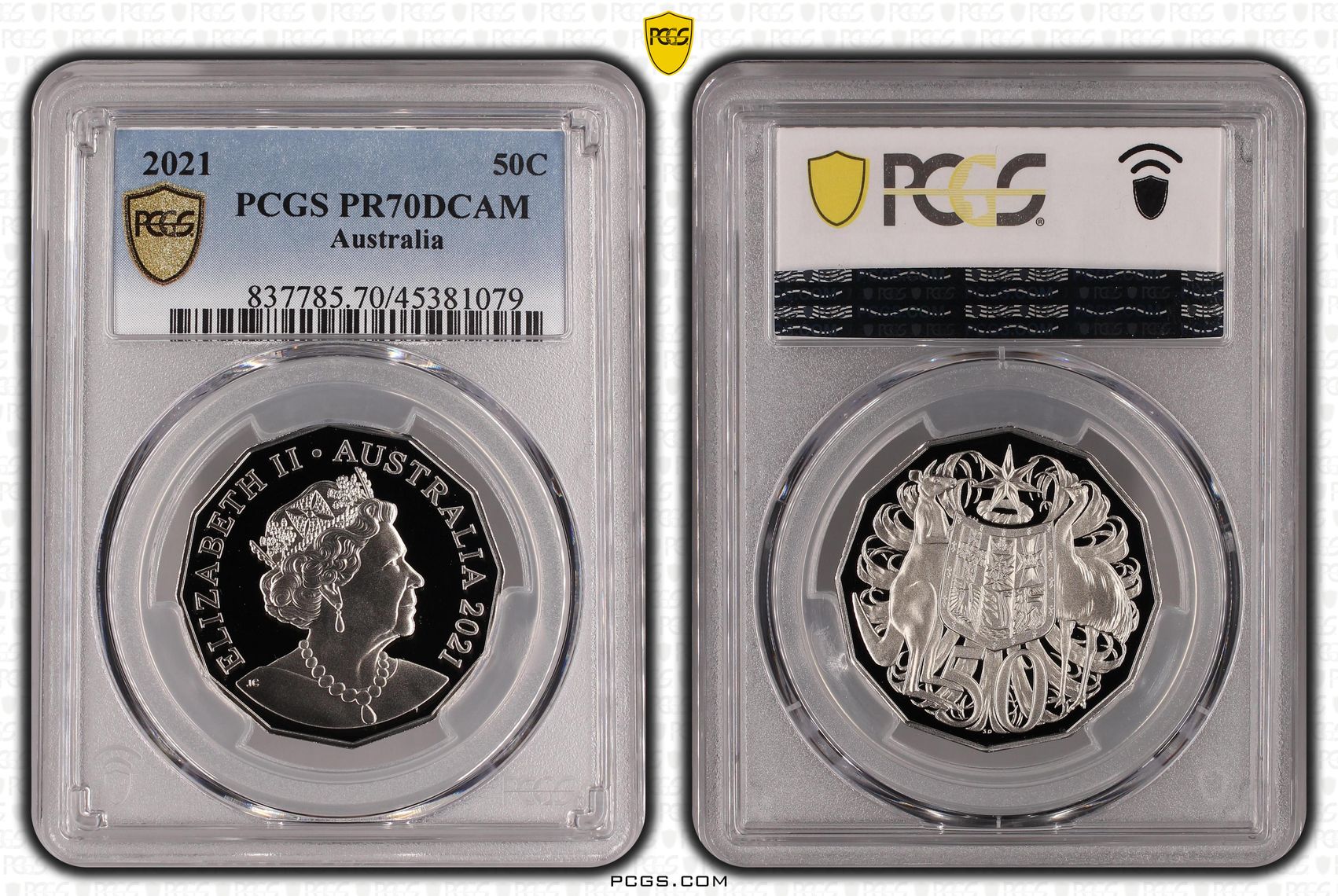 Fifty Cent, 2021, PCGS PR70DCAM