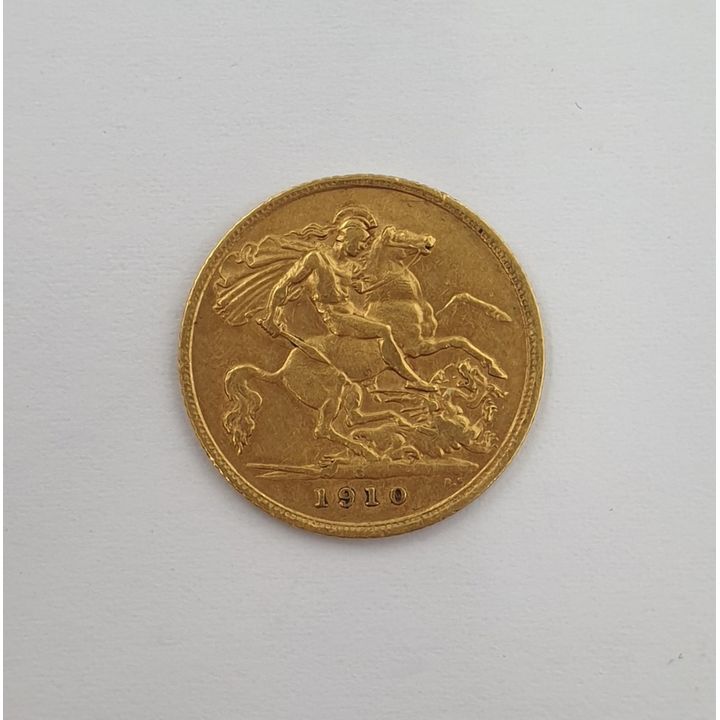 Gold Half Sovereign - 1910(S)