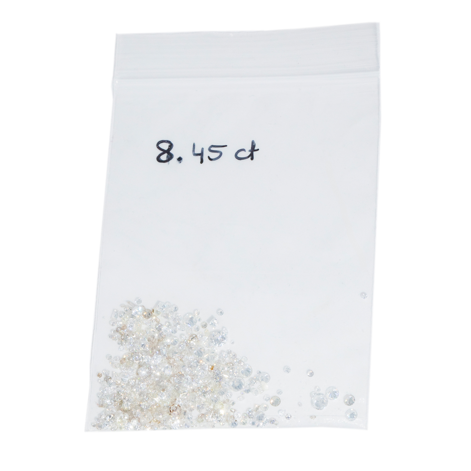8.4 Carats Mixed Melee Diamond Parcel