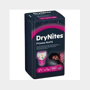 51651/579 DryNites Pyjama Pants Bed Wetting Girl 8-15Years-9s (27-57kg) | TS B1 (S1)