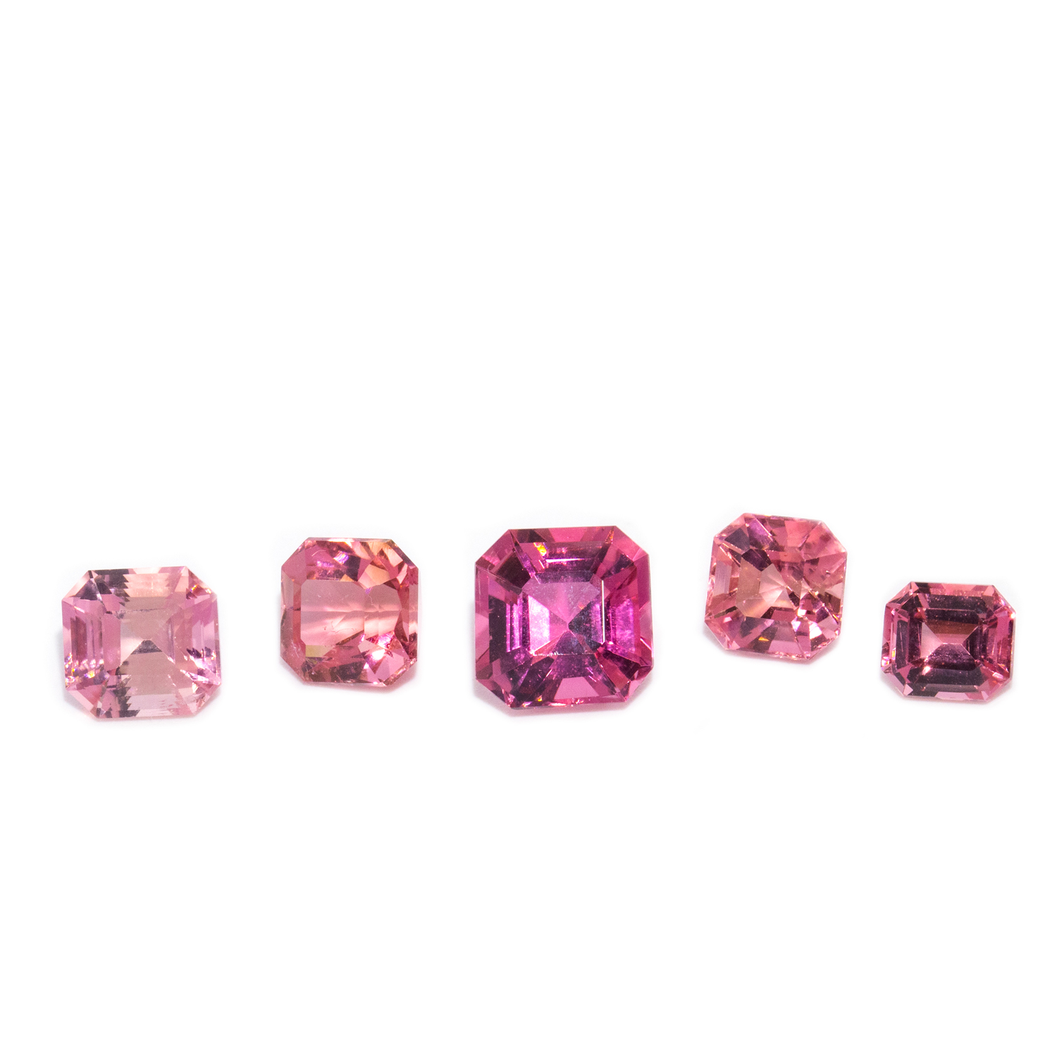 10.12 Carat Set of Pink Tourmalines