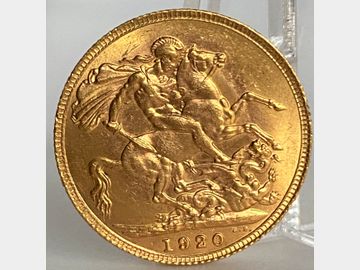 1920 GEORGE V PERTH MINT GOLD SOVEREIGN