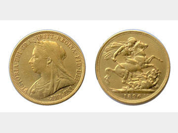 1896 VICTORIA MELBOURNE MINT SOVEREIGN