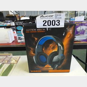 KOTION G1200 GAMING HEADSET WITH LED LIGHT - RED