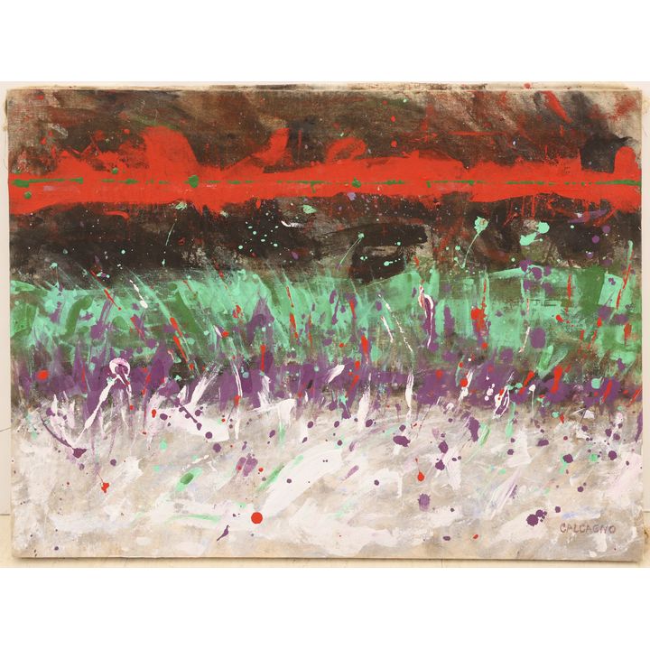 Judy Calcagno ''Grasses'' Oil on Canvas 18''x24''