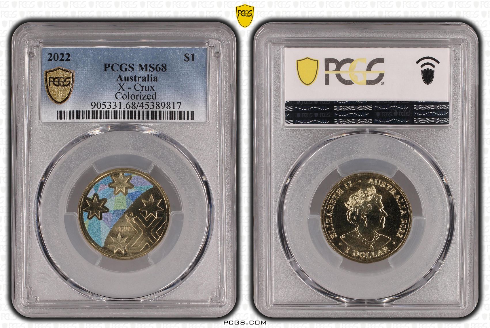 X - Crux, One Dollar, 2022, PCGS MS 68