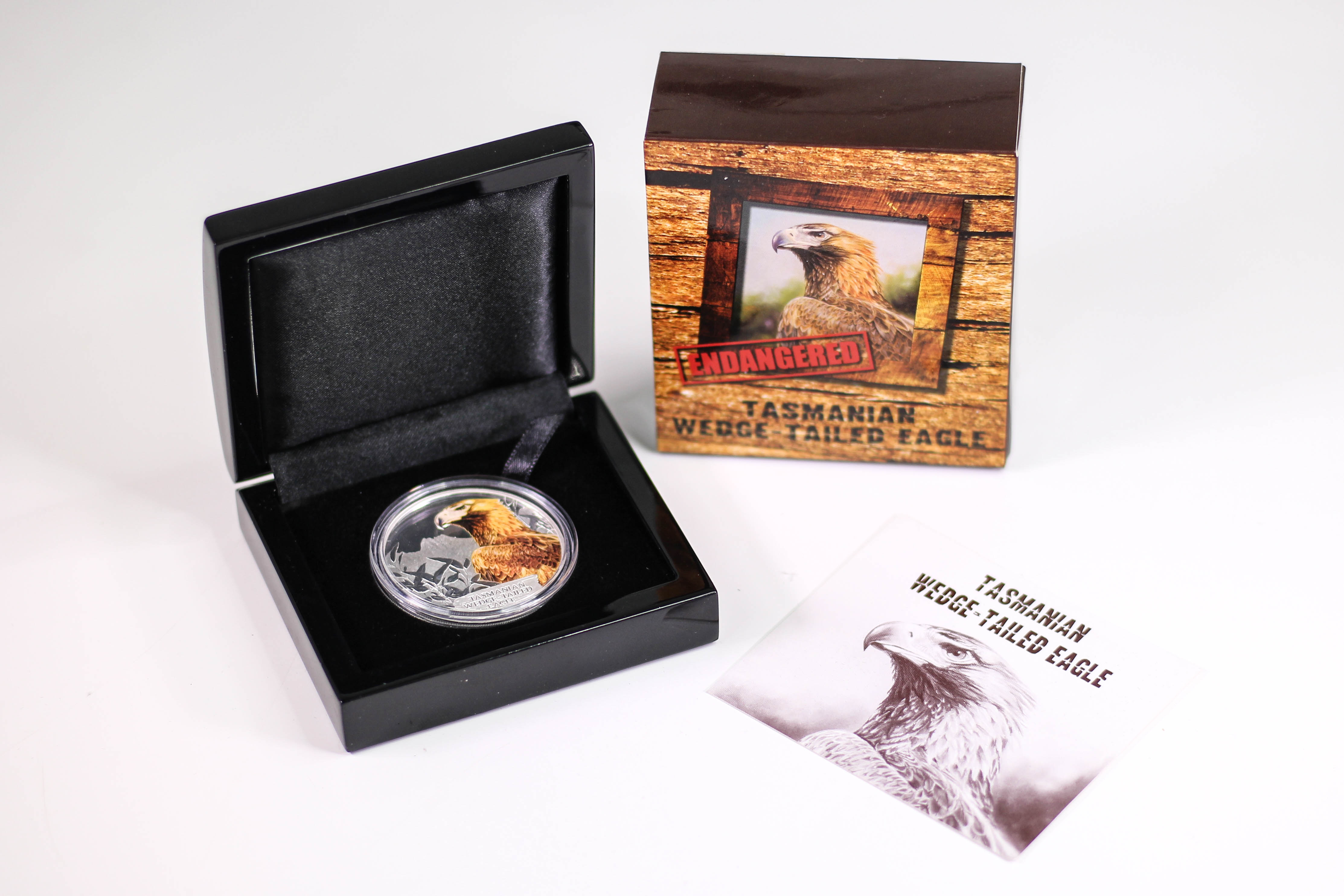 2012 RAM $1 Silver 1oz Endangered Wedge-Tailed Eagle Proof Coin Box & COA
