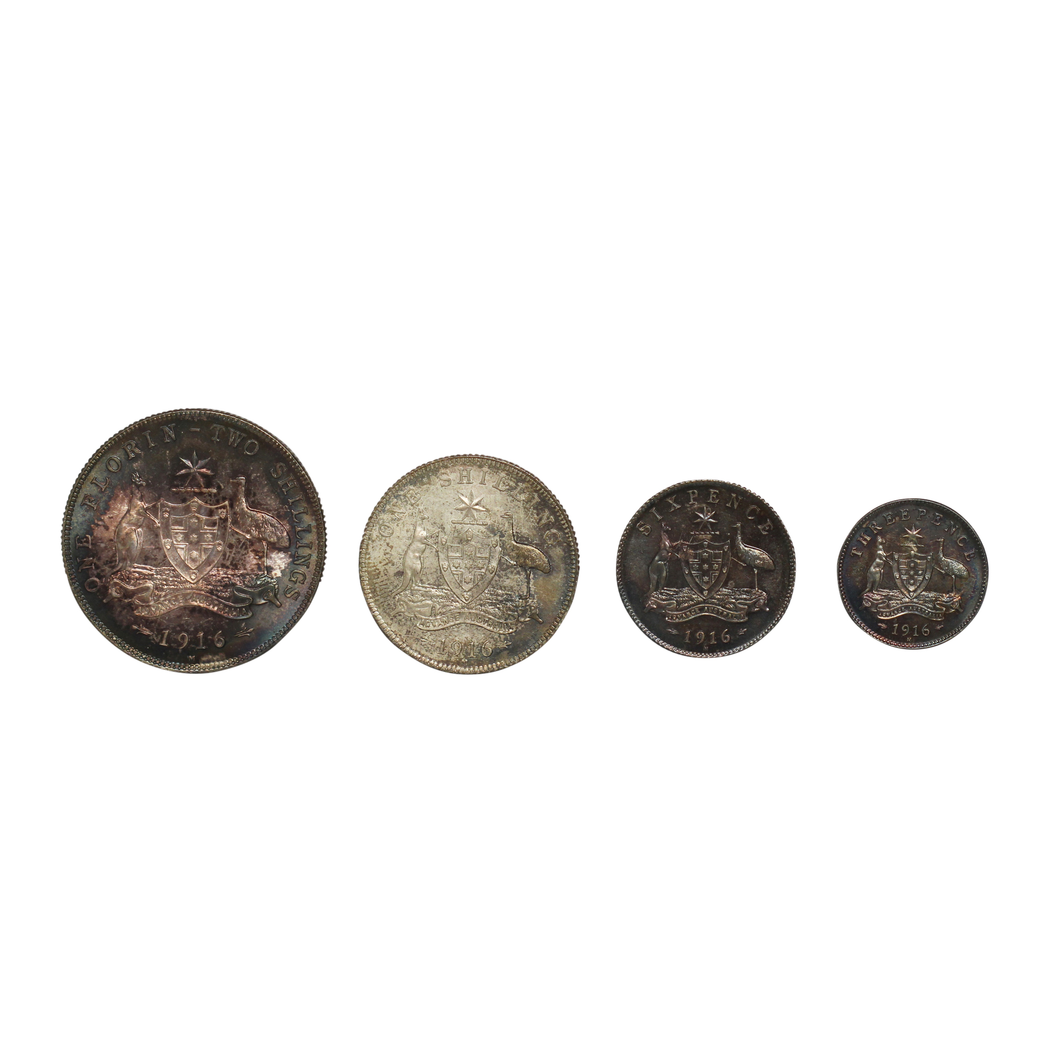 Proof Set, George V, 1916-M, FDC