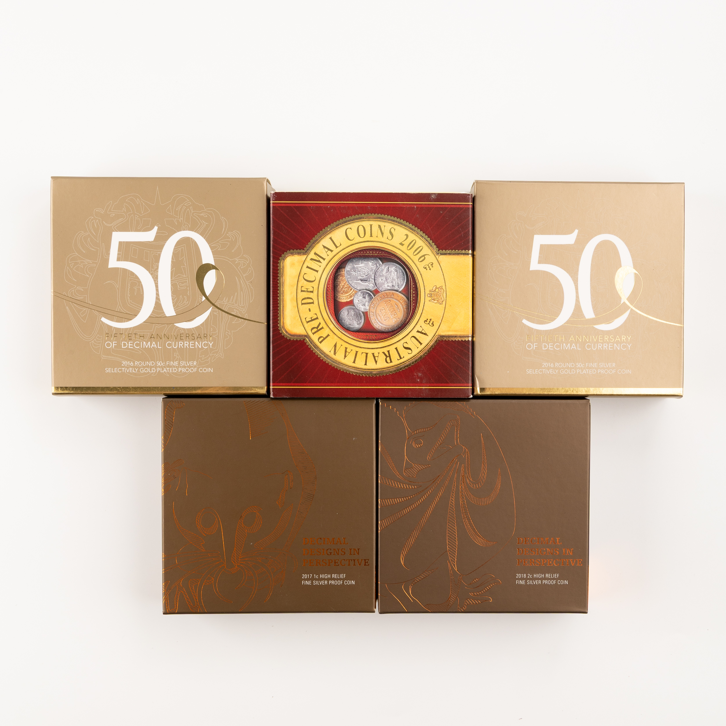Elizabeth II, RAM, One Cent - One Dollar, 2006 - 2018, UNC