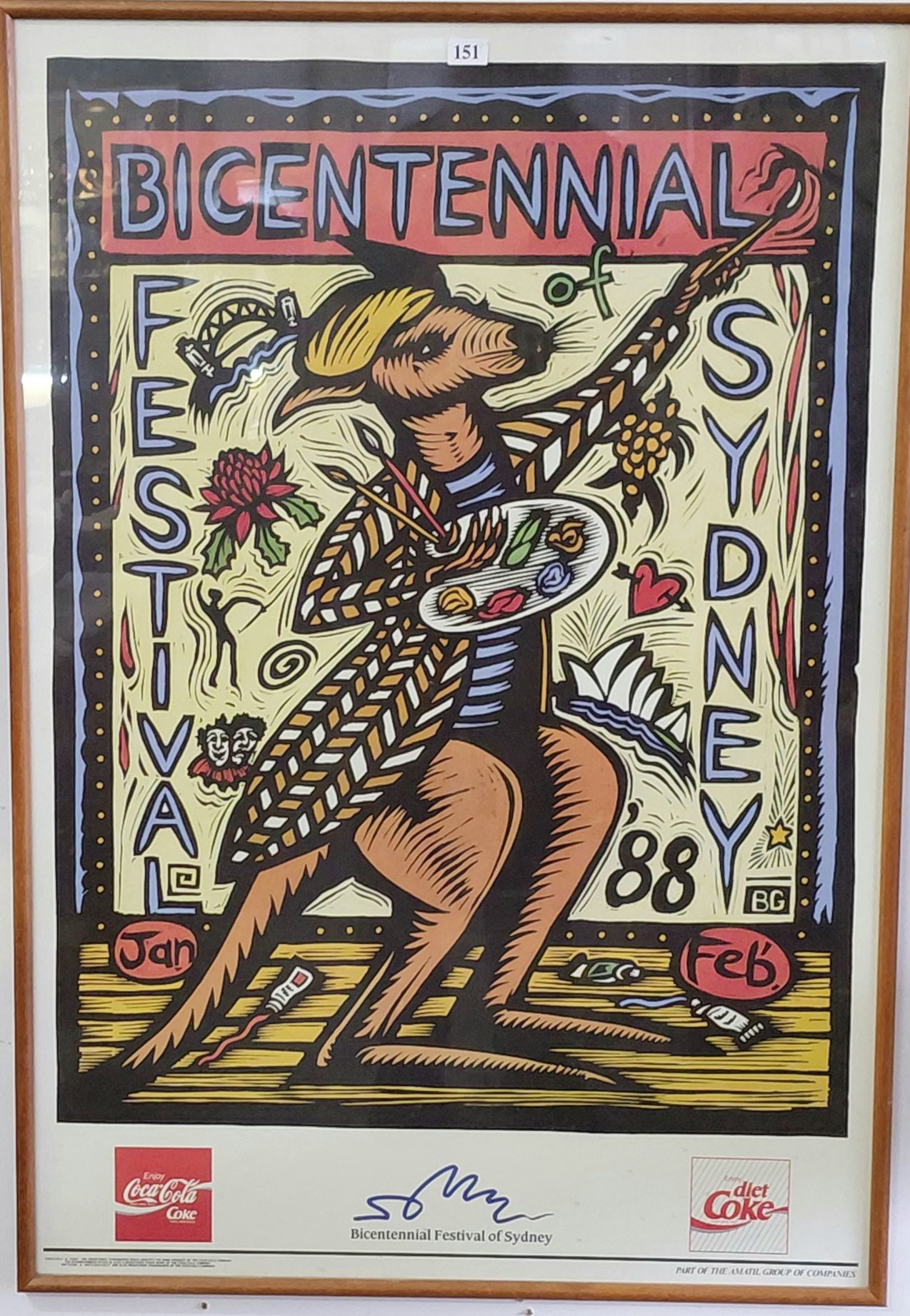 151 · BICENTENNIAL SYDNEY FESTIVAL POSTER